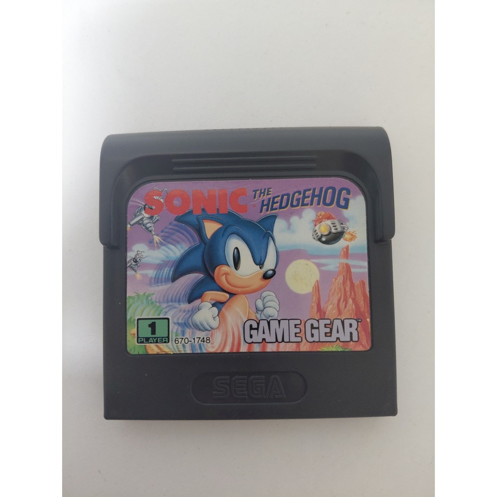 Sonic the Hedgehog Sega Game Gear Video Game Cartridge 670-1748 with Case